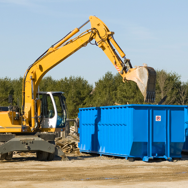 how many times can i have a residential dumpster rental emptied in Northfield CT